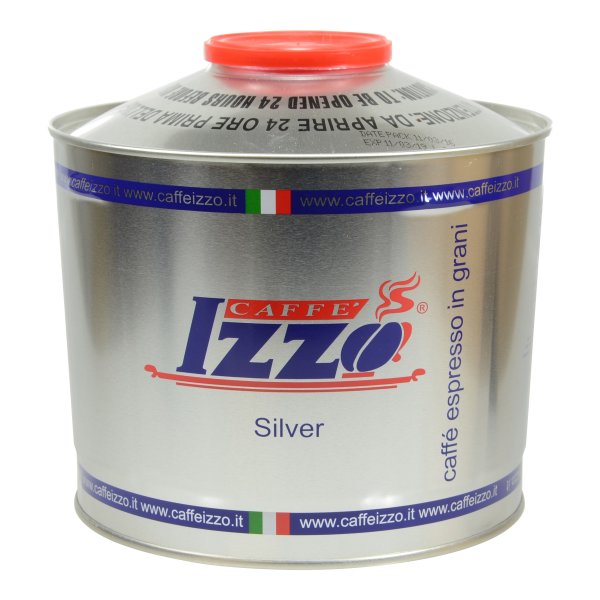Izzo Napoletano Silber Espresso 1kg | ganze Bohne in Dose