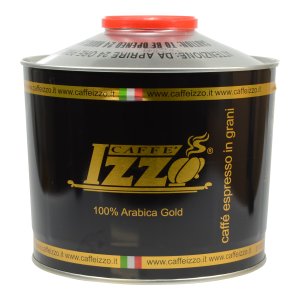 Izzo Gold Oro Espresso Bohne 1kg Dose schwarz